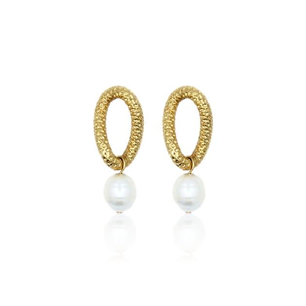 By Alona Tiffany Pearl Earrings