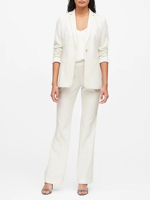 Long and Lean-Fit Tuxedo Blazer | Best Tall Clothes From Banana ...