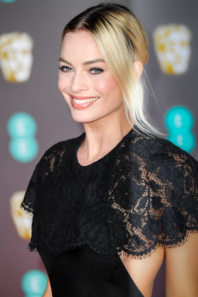 BAFTAs 2020: Margot Robbie's Black Lace Chanel Gown