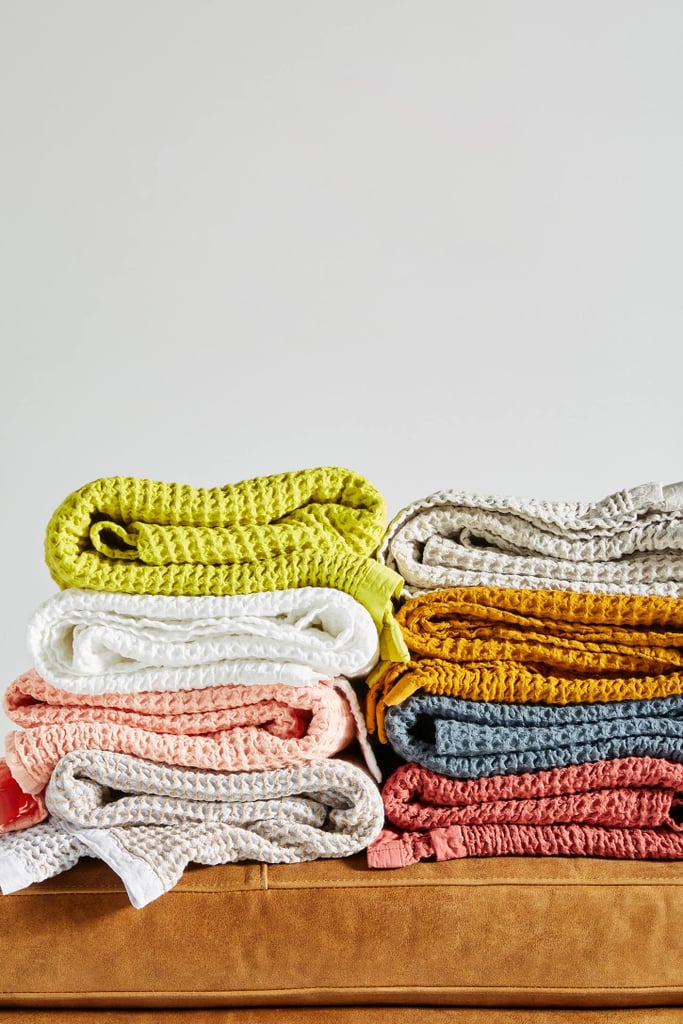 Woven Waffle Throw Blanket Stylish and Cozy Home Decor 2020