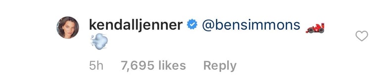 Kendall's Equally Cute Reply