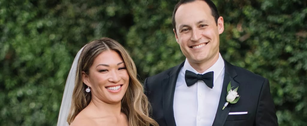 Jenna Ushkowitz's Dreamy Summer Wedding Dress Captures Her "Clean and Classic" Style