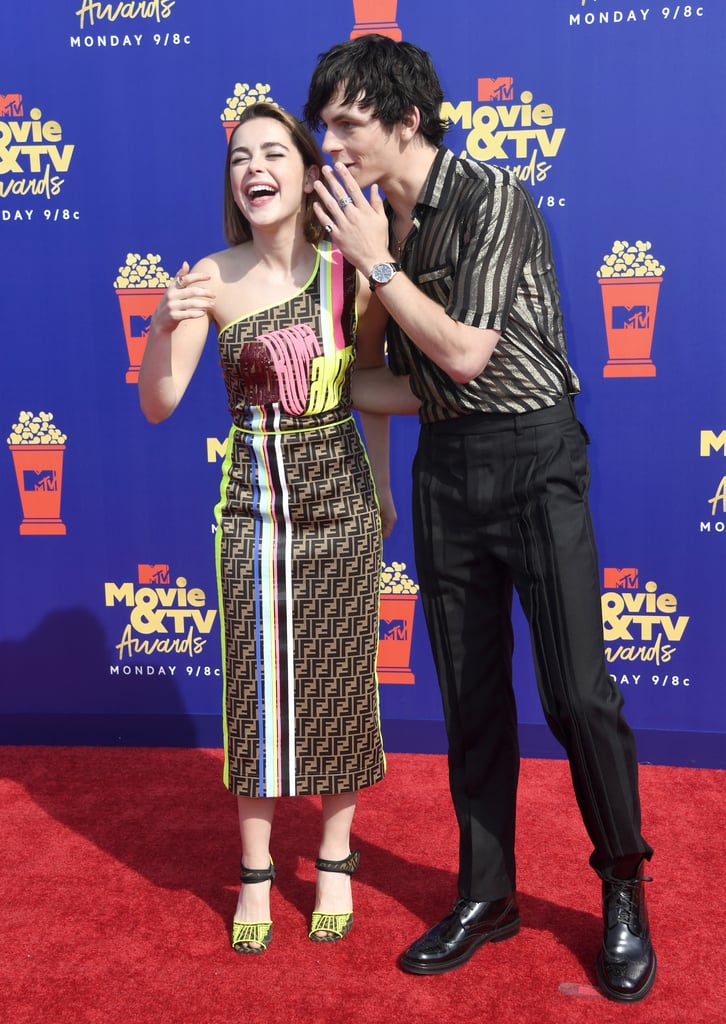 Kiernan Shipka and Ross Lynch at the 2019 MTV Movie and TV Awards