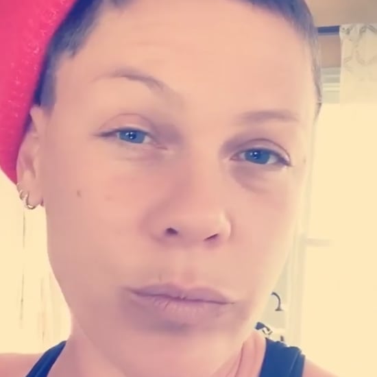 Pink Cuts Her Own Hair at Home During Self-Isolation