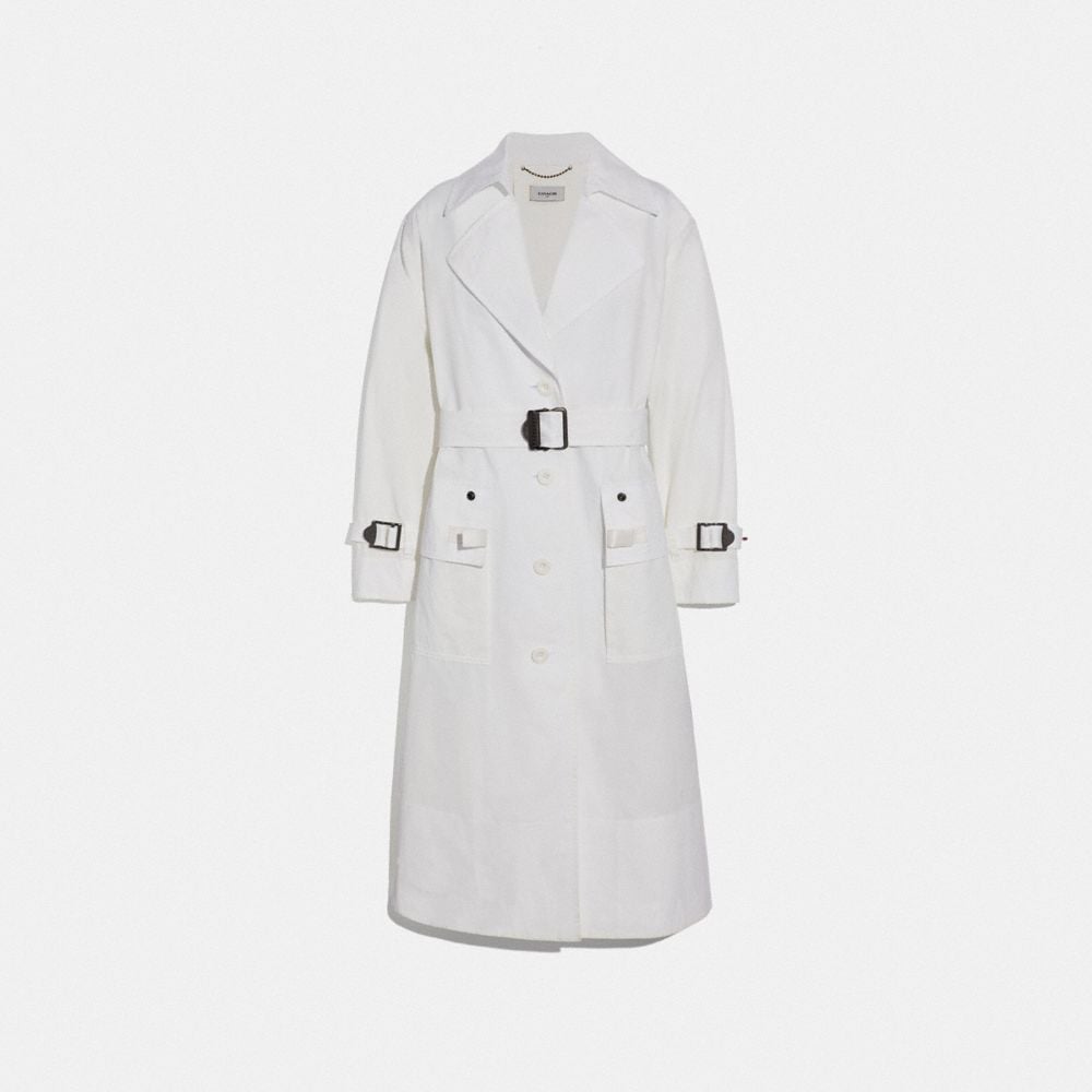 Coach Long Military Coat