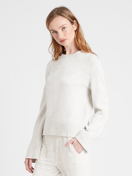 Banana Republic Cotton-Blend Bell-Sleeve Sweater | Best Banana Republic ...