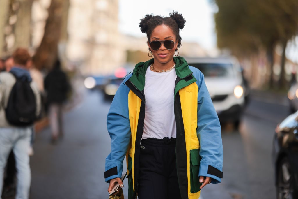 A Colorblock Jacket