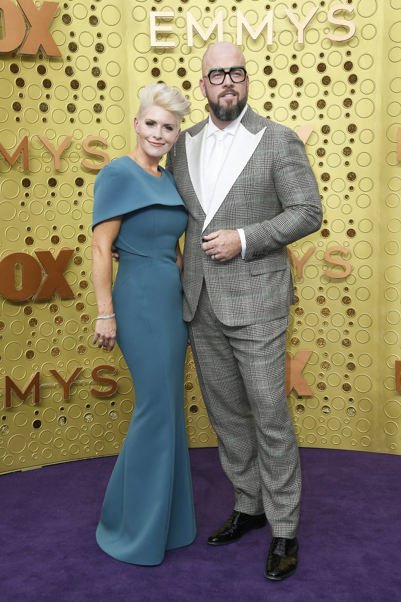 Rachel Reichard and Chris Sullivan at the 2019 Emmys