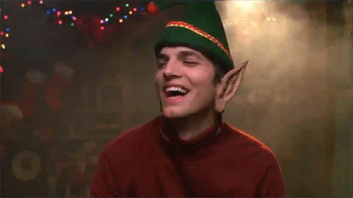 This time he is the largest elf that ever existed.