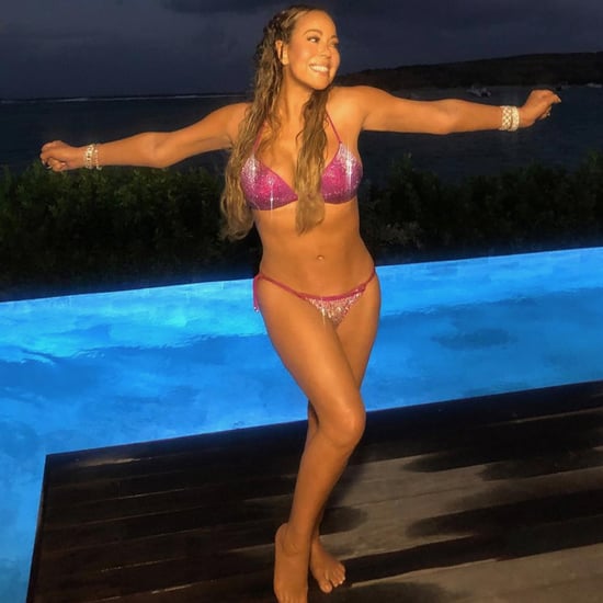 Mariah Carey Pink Bikini January 2019