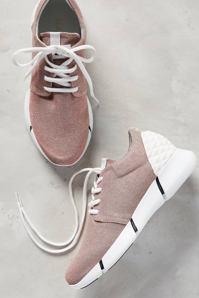 Elena Lachi Calu Shimmered Sneakers  ($248)