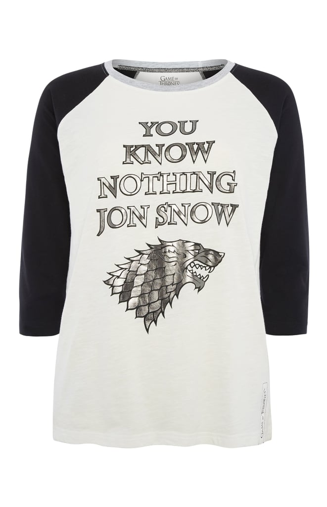 Jon Snow Raglan Top