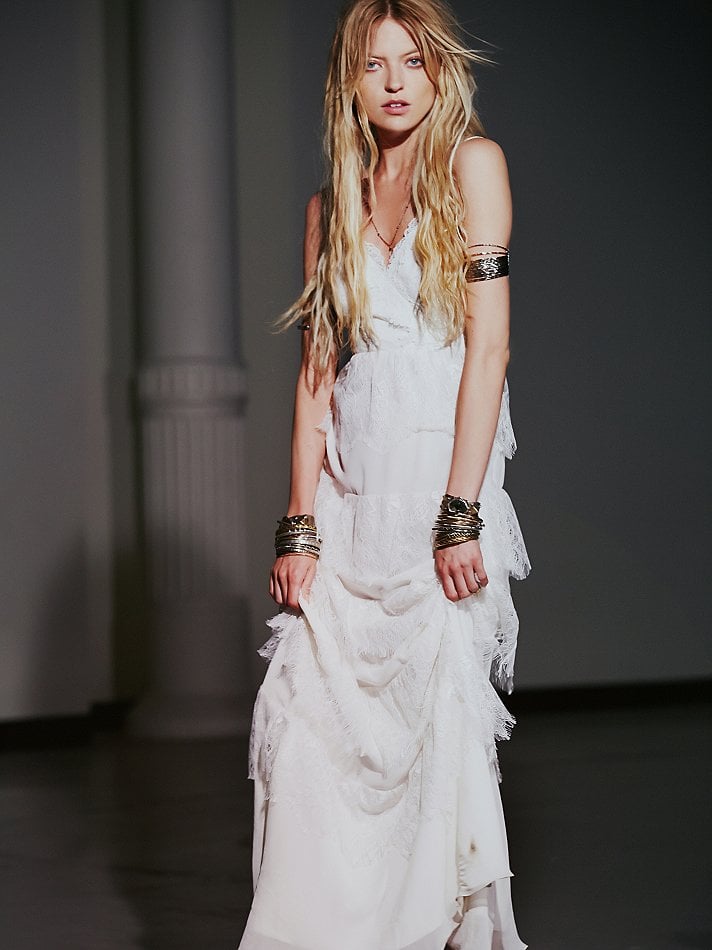 Erin Fetherston Tiered Lace Maxi