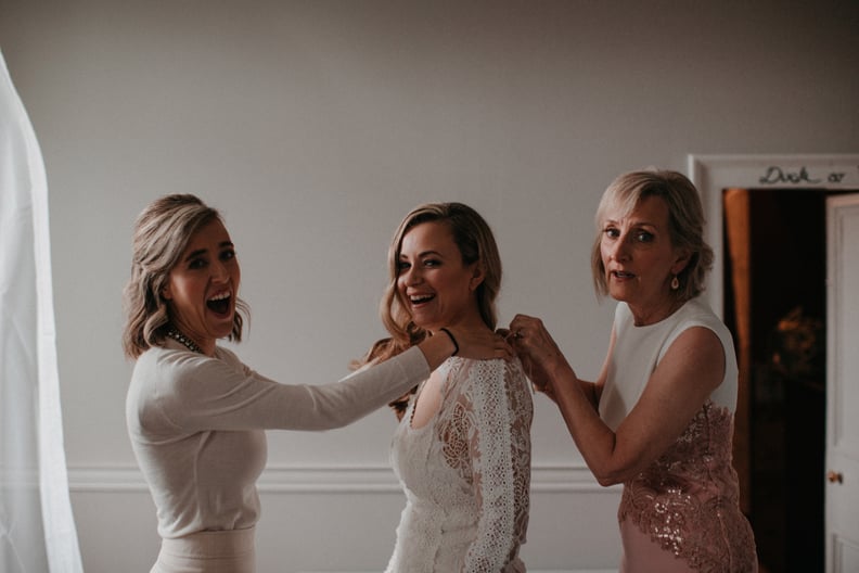 Caitlin Chose a Stunning Embroidered Gown For Her Fairy Tale Moment