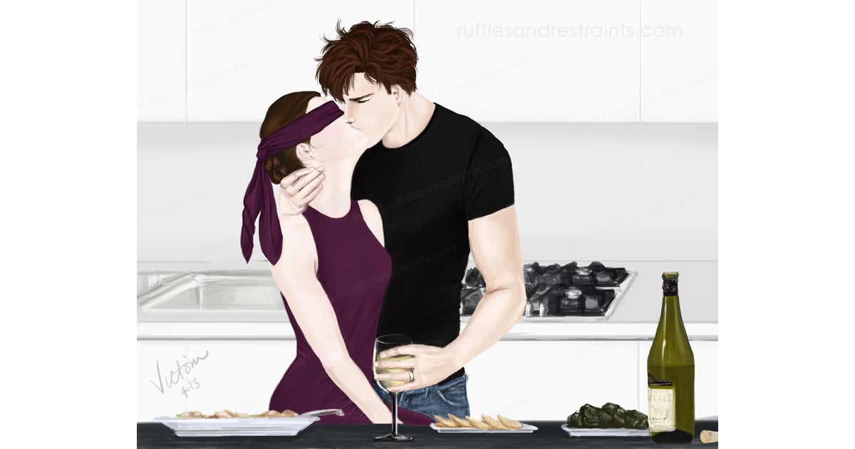 Wine Tasting Fifty Shades Of Grey Fan Art Ruffles And Restraints Popsugar Love And Sex Photo 15 
