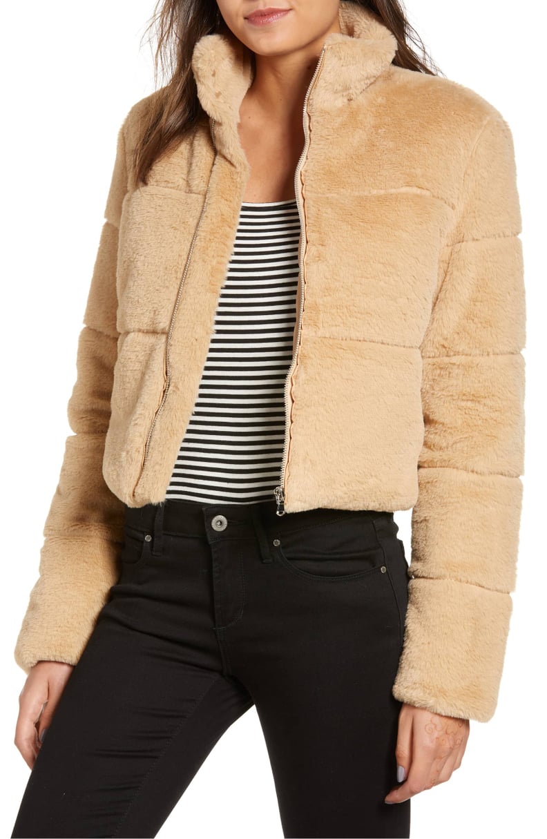 Tiger Mist Bridget Faux Fur Puffer Jacket