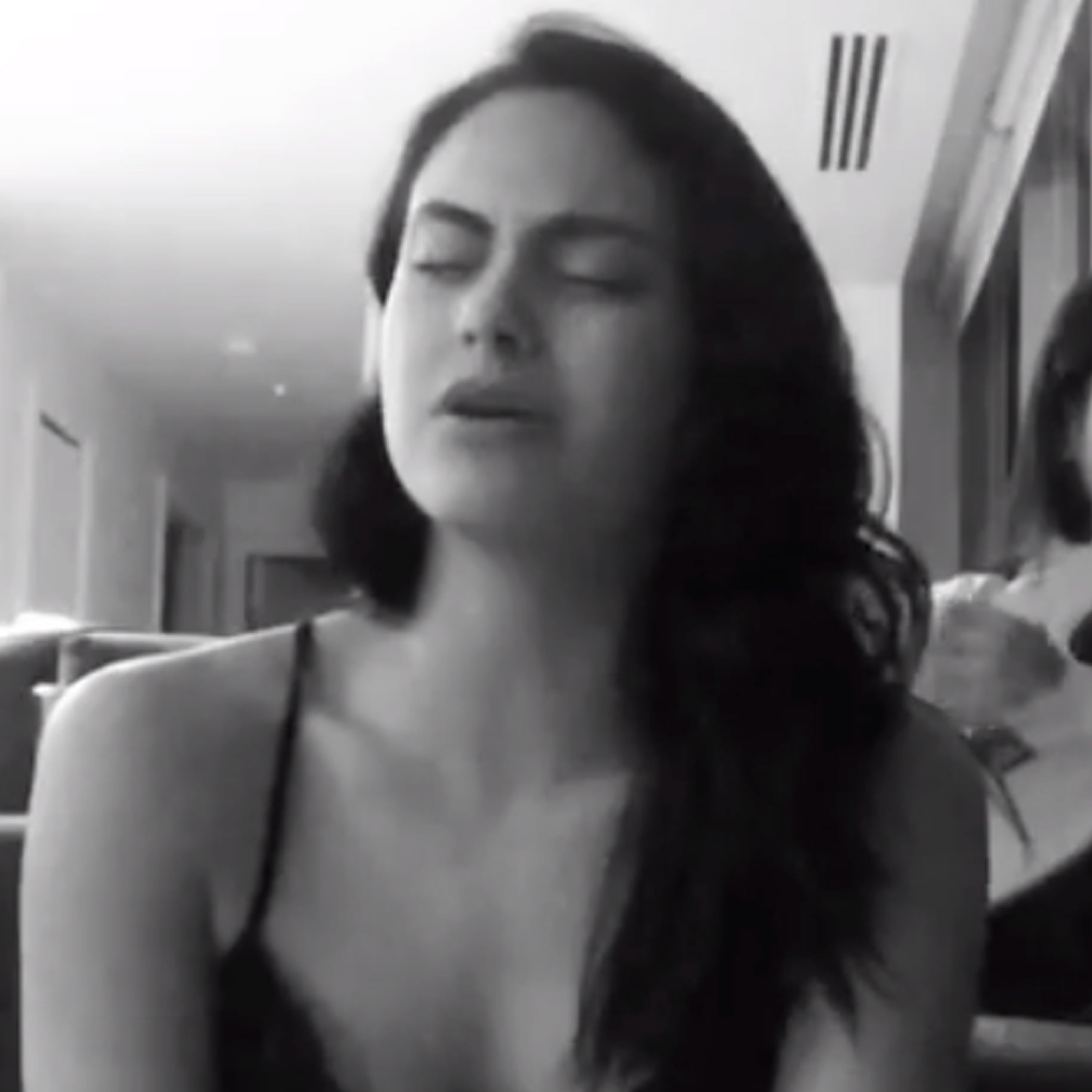 Camila Mendes Covers Mac Miller S Circles Instagram Video Popsugar Entertainment