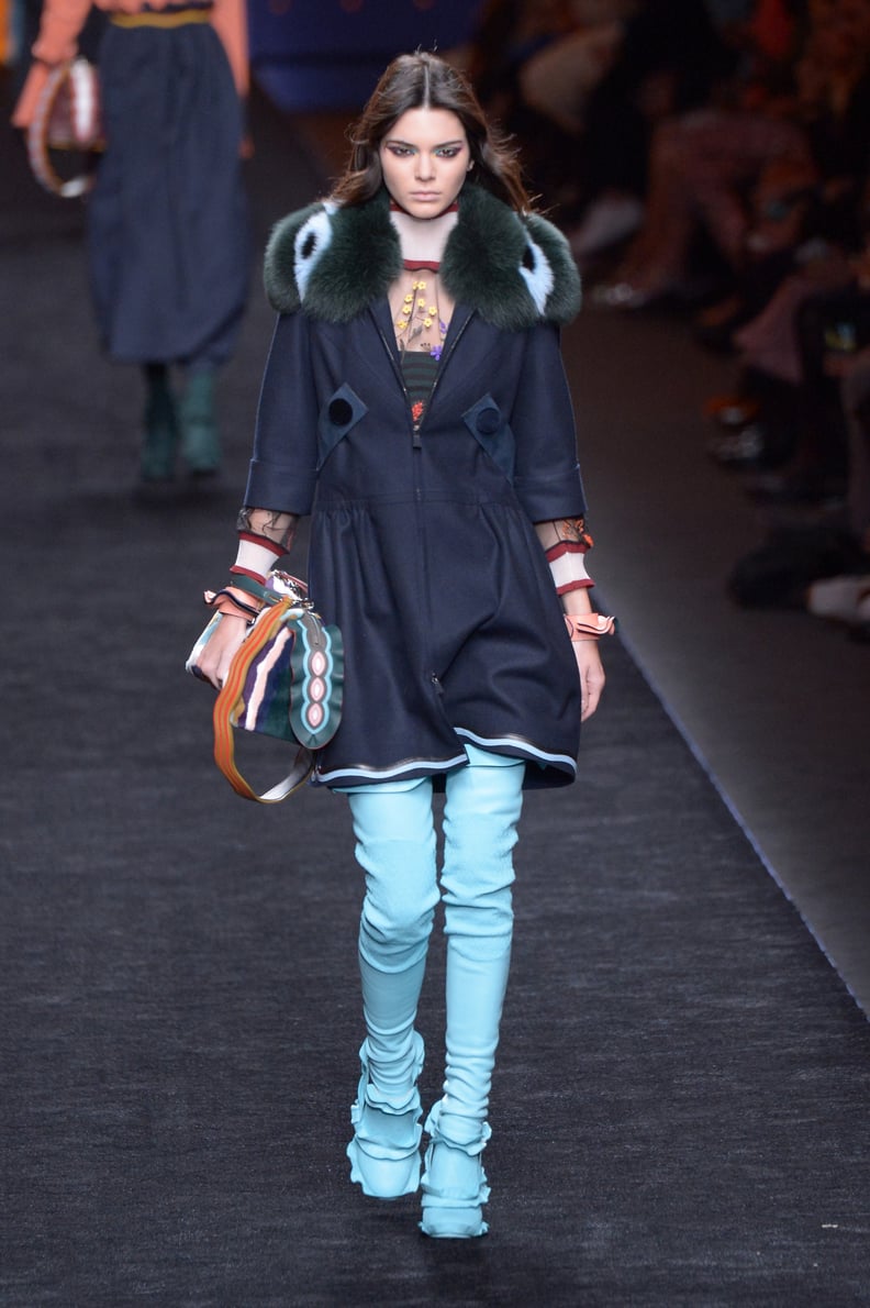 And at Fendi, We Couldn't Keep Our Eyes Off Her Boots