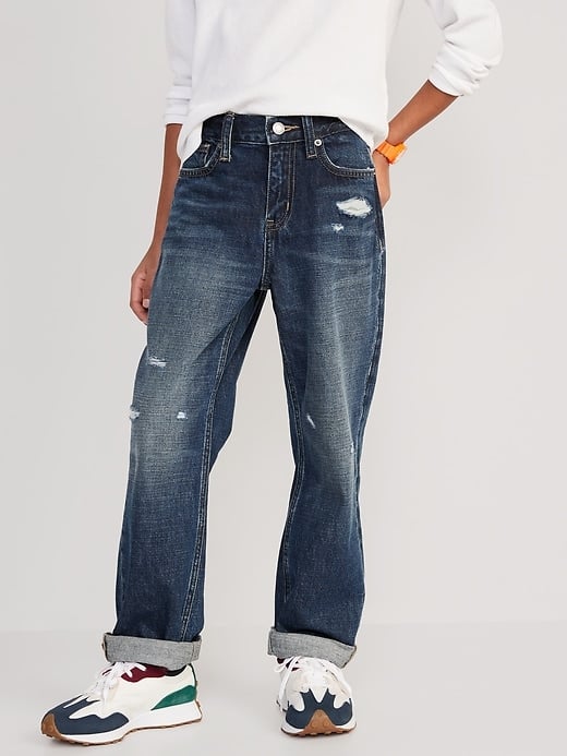 Old Navy Boys Original Loose Non-Stretch Ripped Jeans
