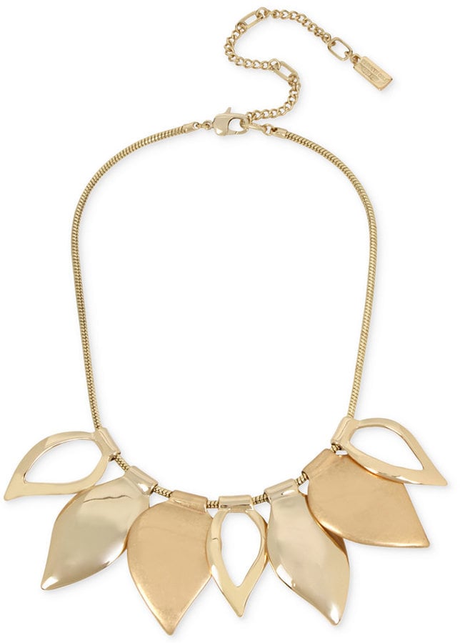 Kenneth Cole New York Gold-Tone Leaf Statement Necklace