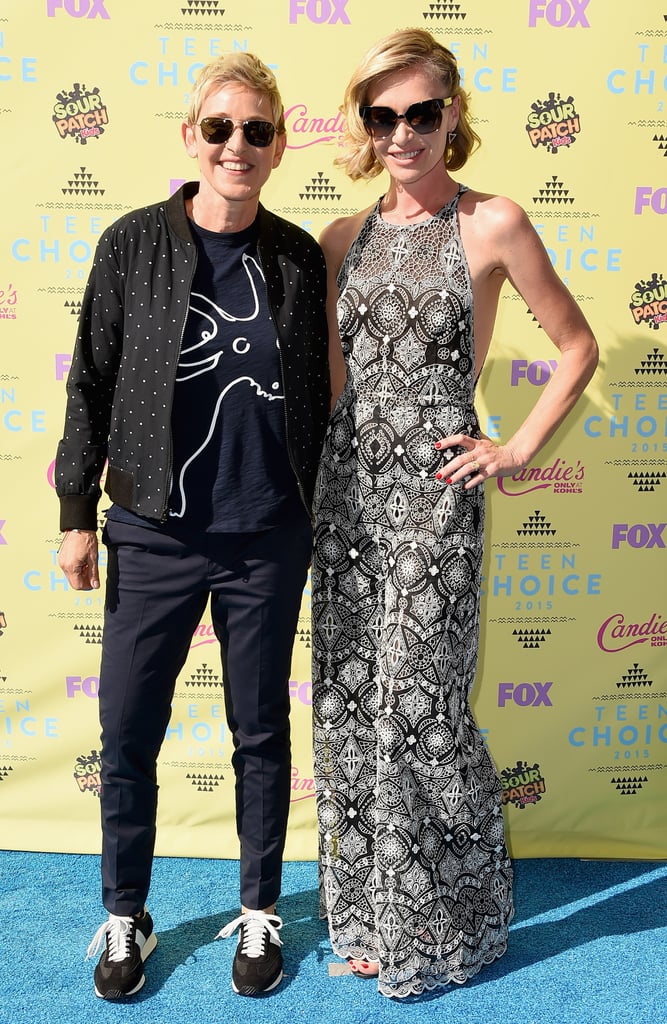 Ellen DeGeneres and Portia de Rossi Teen Choice Awards 2015