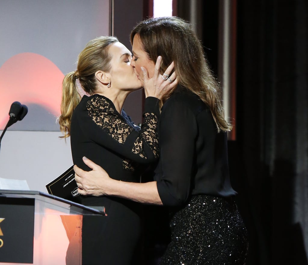 Kate Winslet and Allison Janney Kiss at Hollywood Film Award