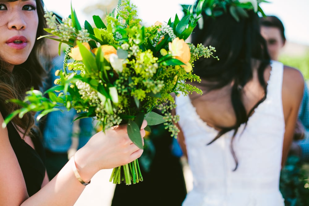 Lemon Orchard Wedding | POPSUGAR Love & Sex This Couples Dog Was With Them Throughout Their Entire Wedding Day — Even at the... 