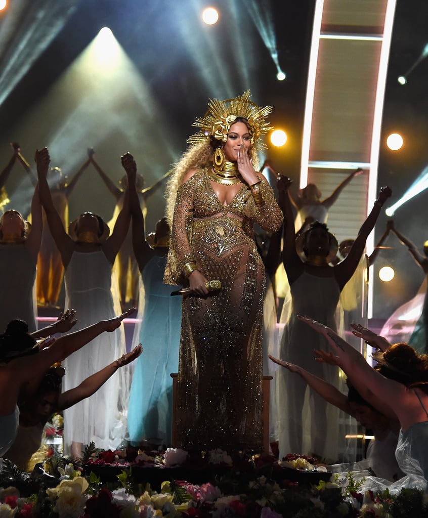 Beyonce Knowles at the 2017 Grammys