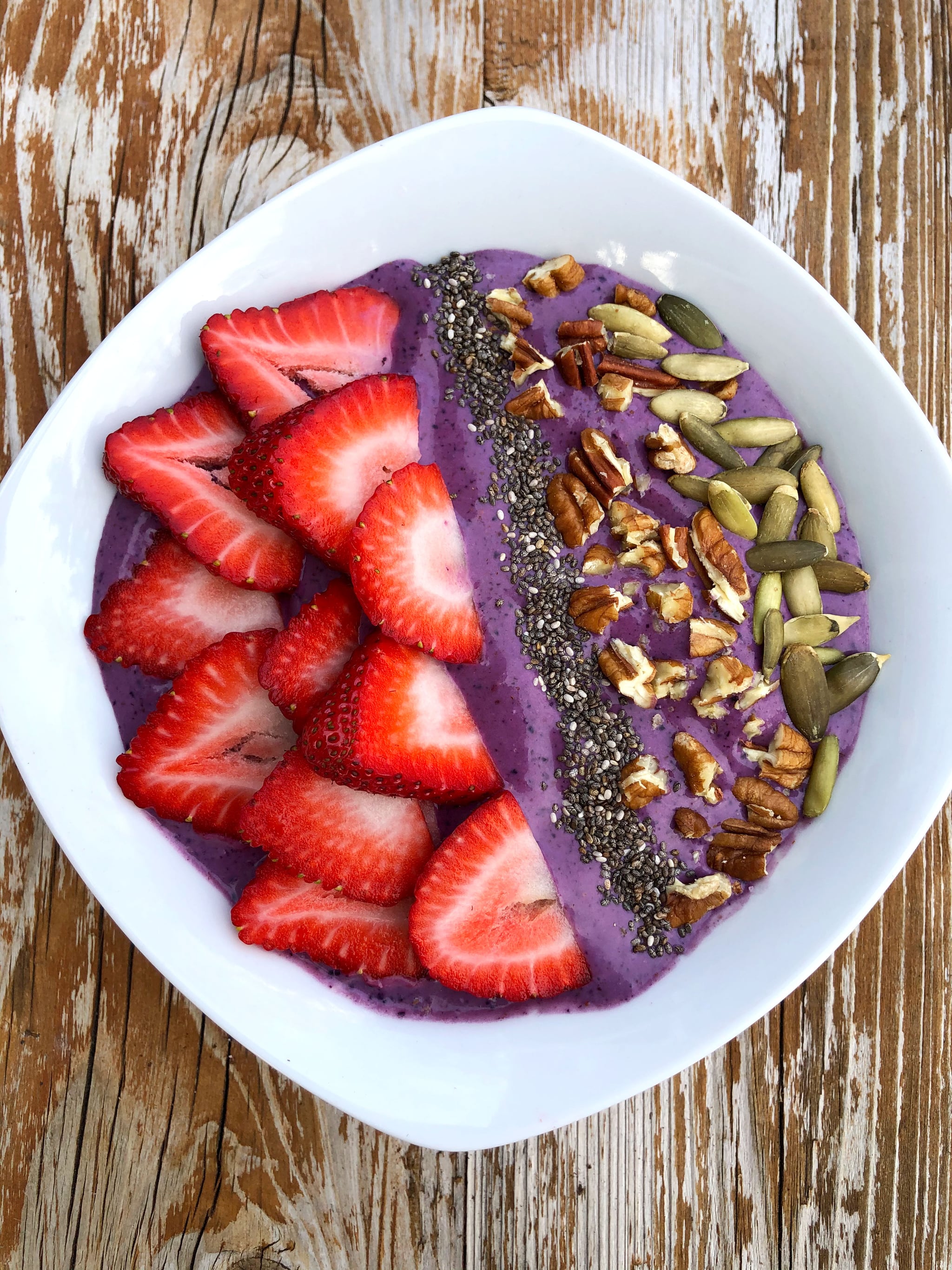 Lower Carb High Protein Vegan Smoothie Bowl Recipe Popsugar Fitness Uk