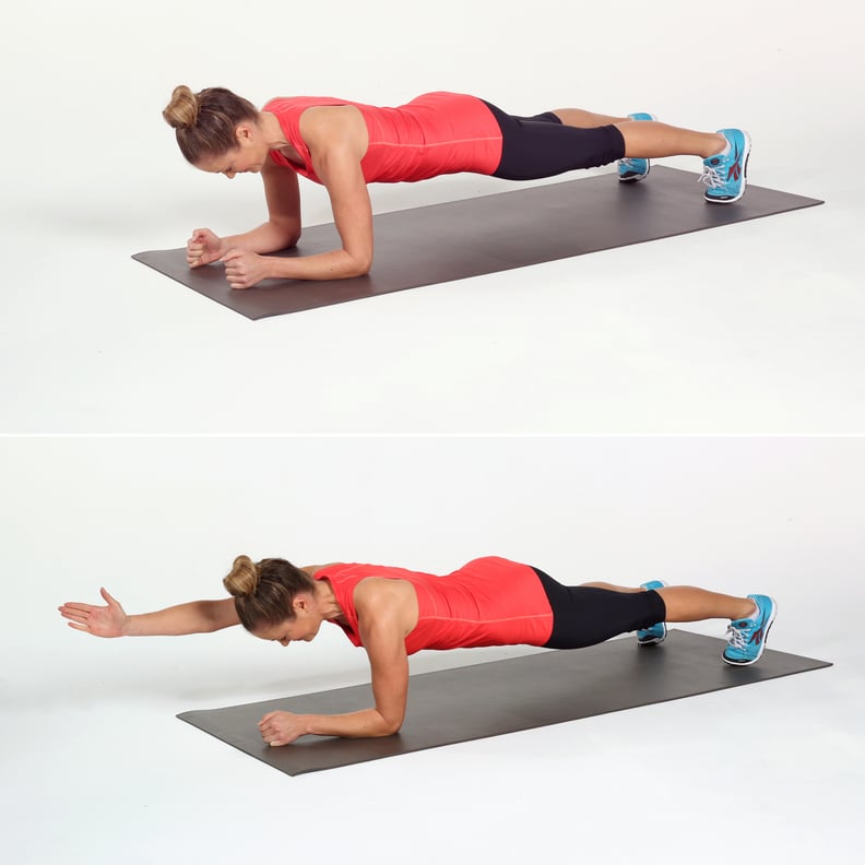 Core: Elbow Plank and Reach