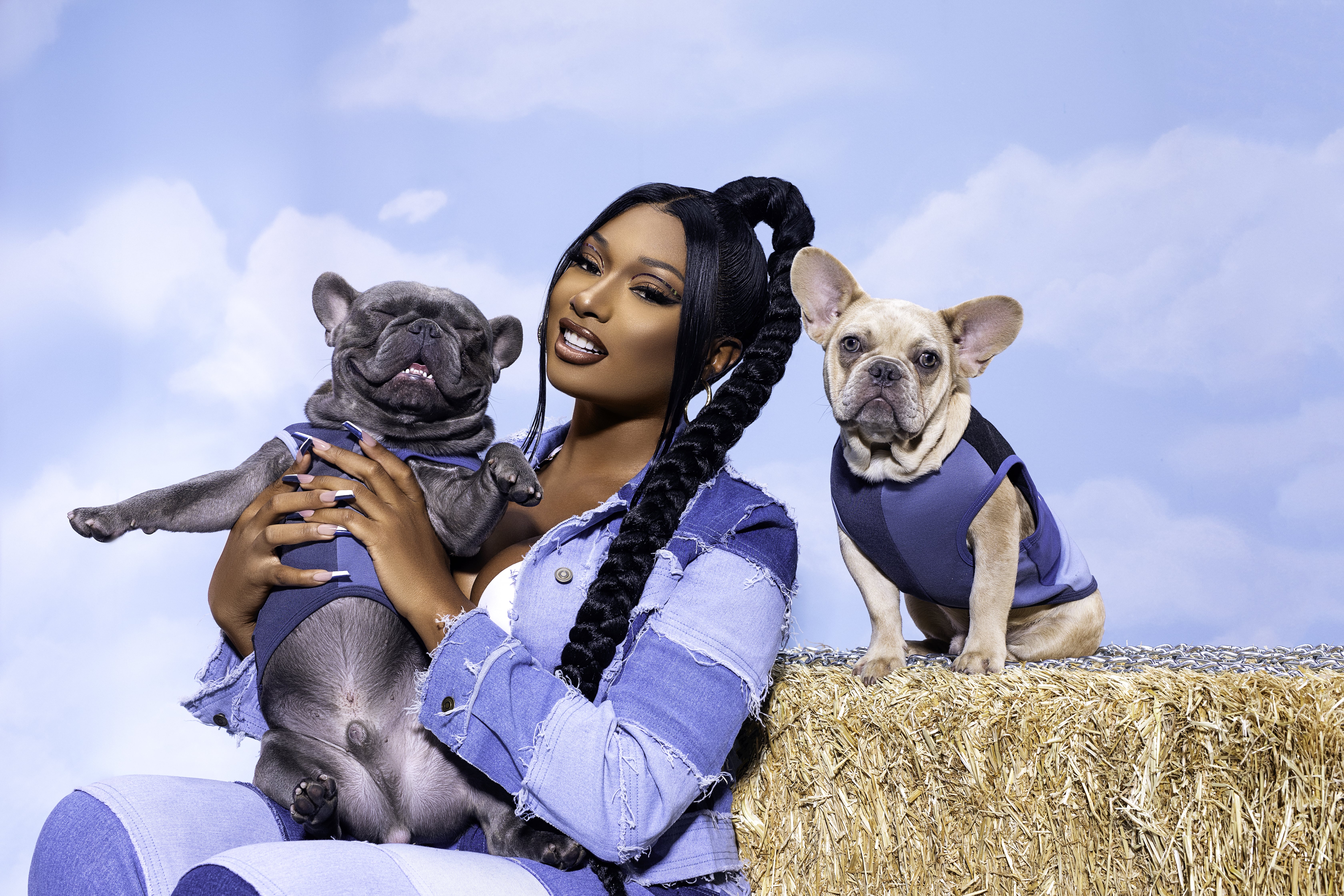 megan thee stallion fashion nova dress Megan Thee Stallion Pops Out in Black Distressed Long Sleeve Top and  Legging Set by Fashion Nova