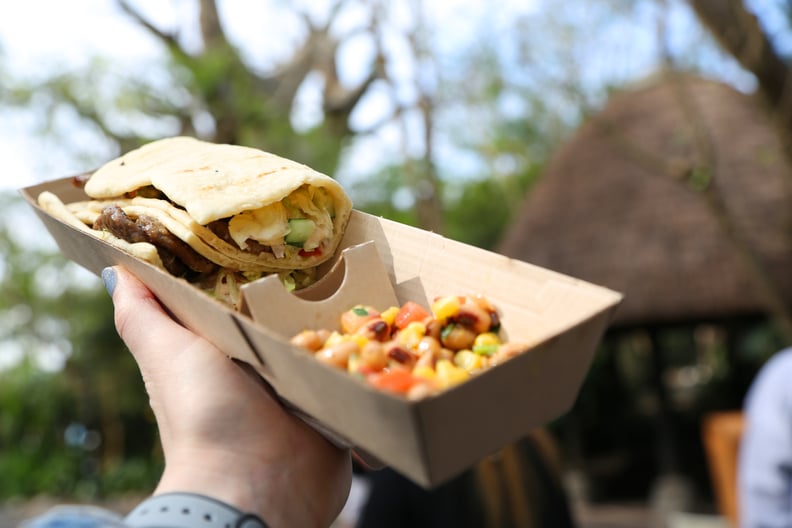 Disney's Beef and Lamb Gyro Flatbread  ($11)