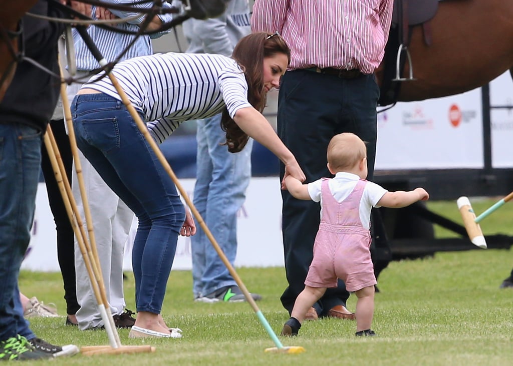 Prince George Crawls at Polo Match | Pictures