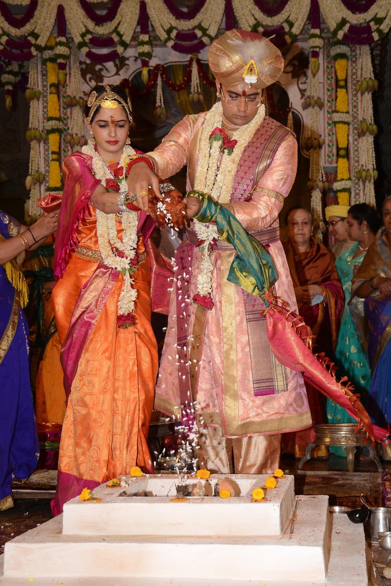 Yaduveer Krishnadatta Chamaraja Wadiyar and Trishika Kumari Singh