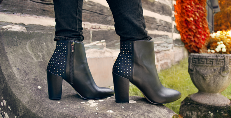 Studded booties dsw store