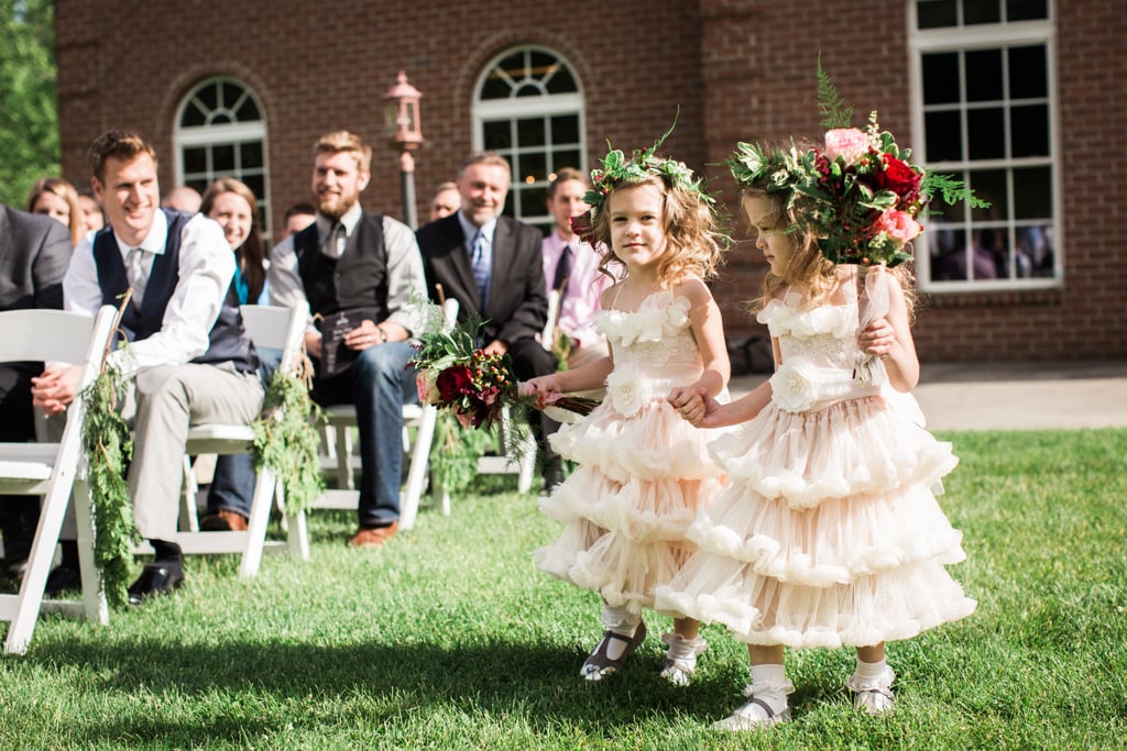 Woodsy Pink Bohemian Wedding