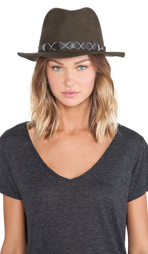 Michael Stars Top Knot Wide Brim Fedora