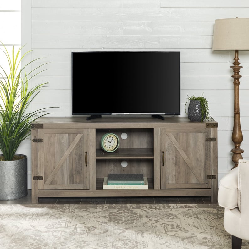 Manor Park Farmhouse Barn Door TV Stand