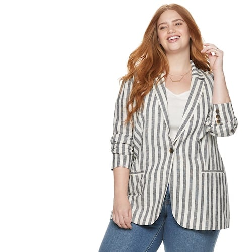 plus size summer blazers