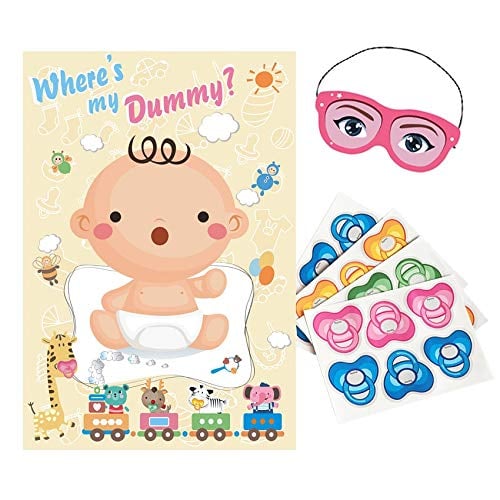 Pin the Pacifier on the Baby Game Coed Baby Shower Games POPSUGAR Family Photo 2