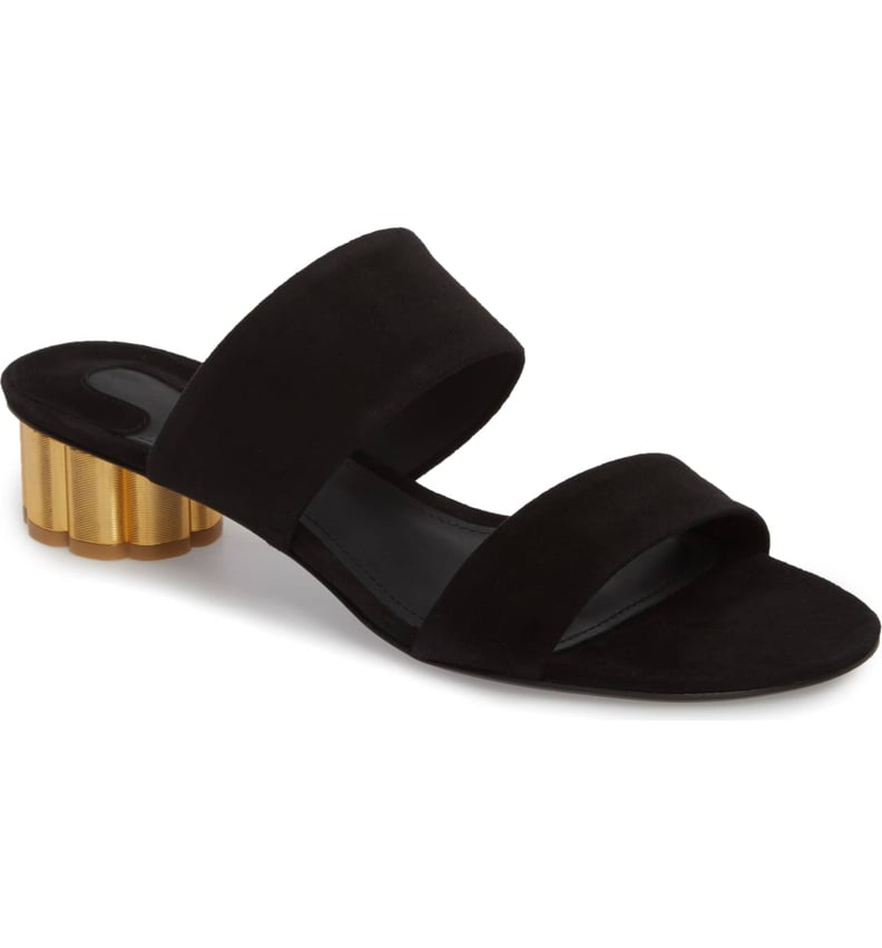 Salvatore Ferragamo Belluno Double Band Slide Sandals