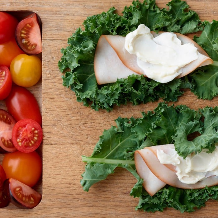 Turkey Kale Wraps