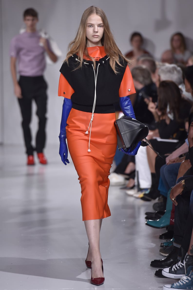 Orange at Calvin Klein Spring 2018
