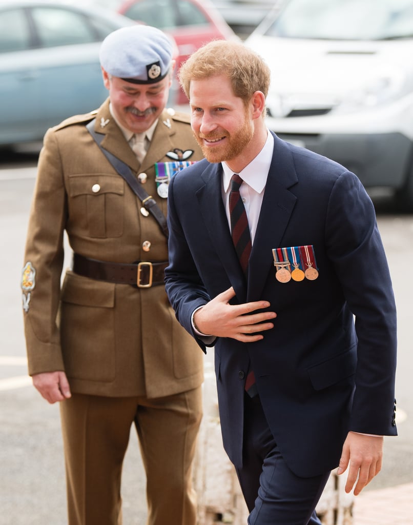 Prince Harry at the Army Aviation Centre 2018