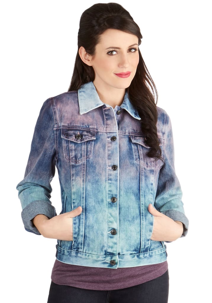 ombre jean jacket