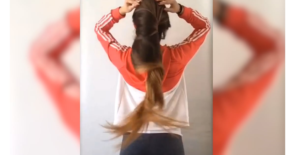 Bun Drop Hair Trend (Video) POPSUGAR Beauty