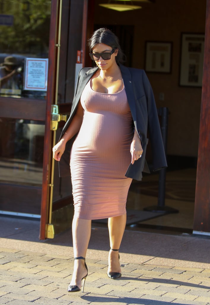 Kim Kardashian and Kanye West Out in LA September 2015