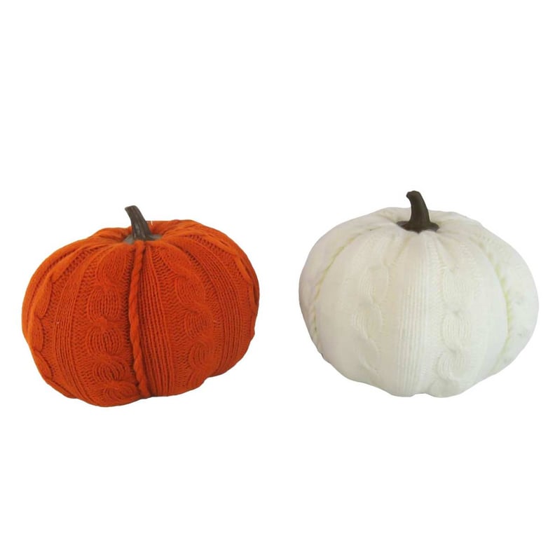 Hyde and Eek! Boutique Harvest Cable Knit Pumpkins