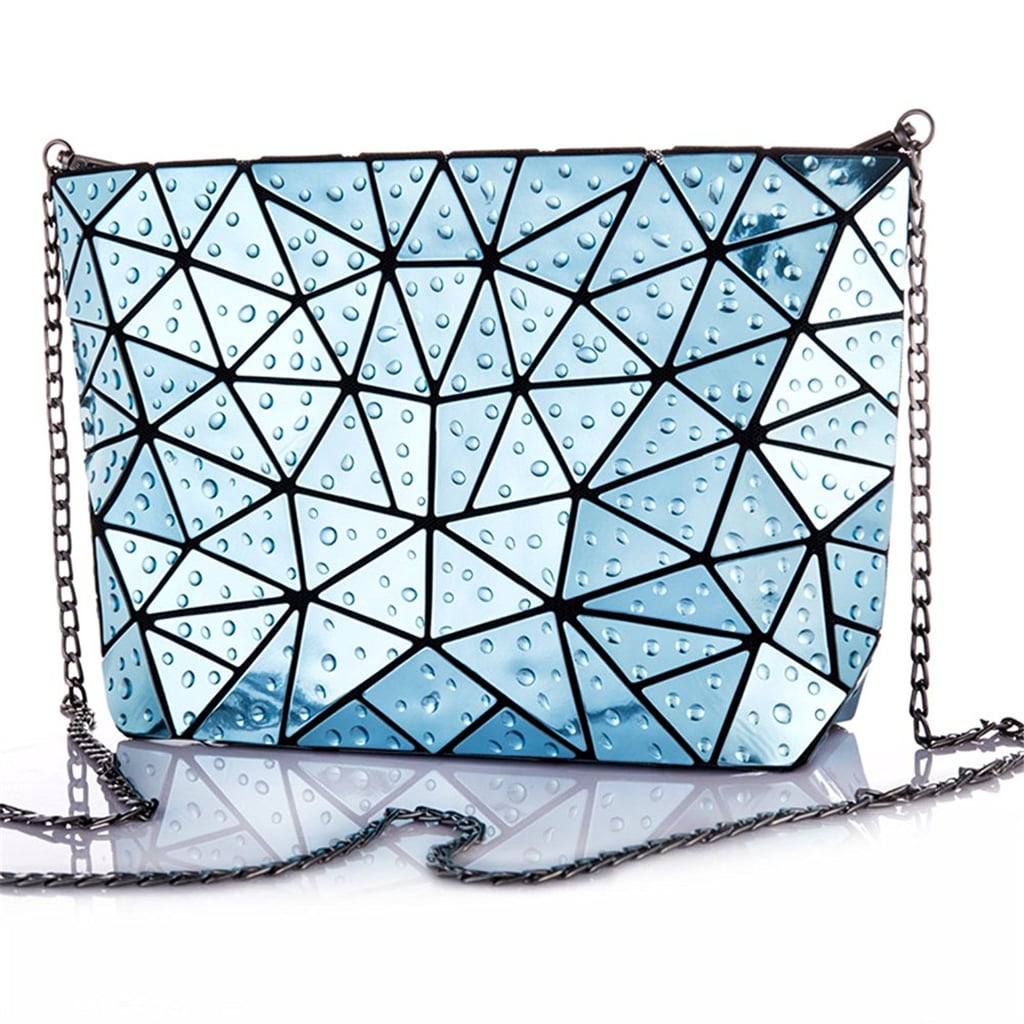 HotOne Geometric Purse PU Leather Chain Crossbody Purse Clutch