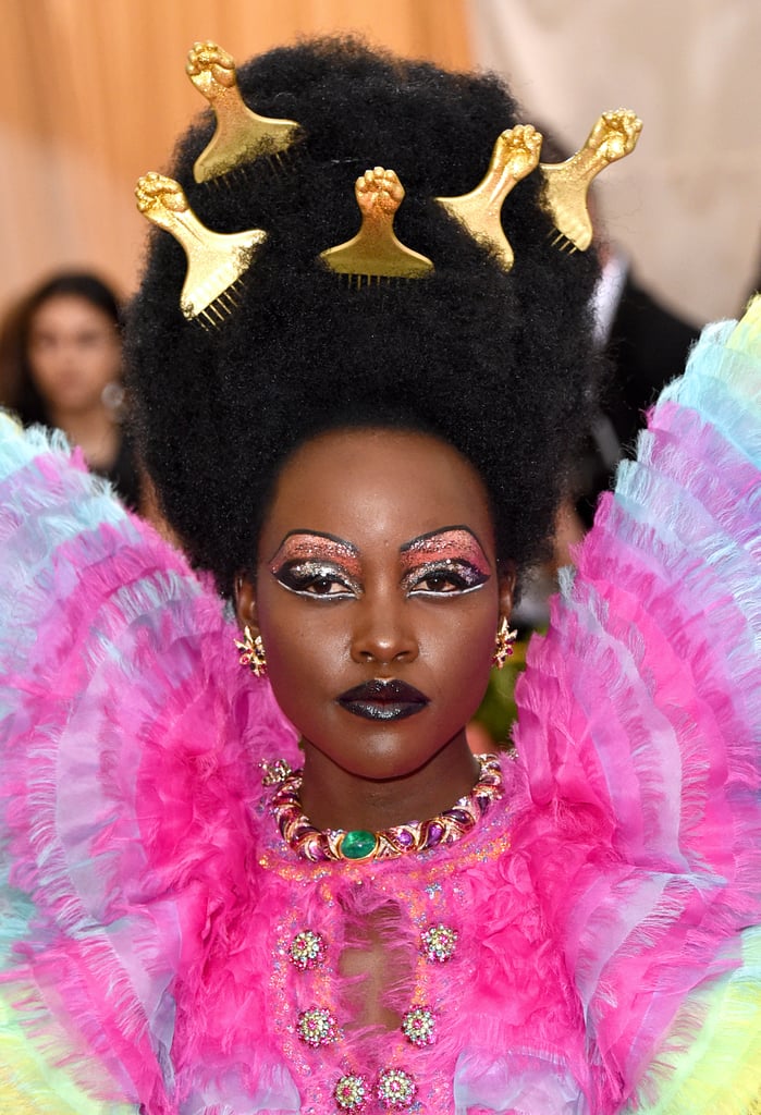 Lupita Nyong'o Hair and Makeup at the Met Gala 2019
